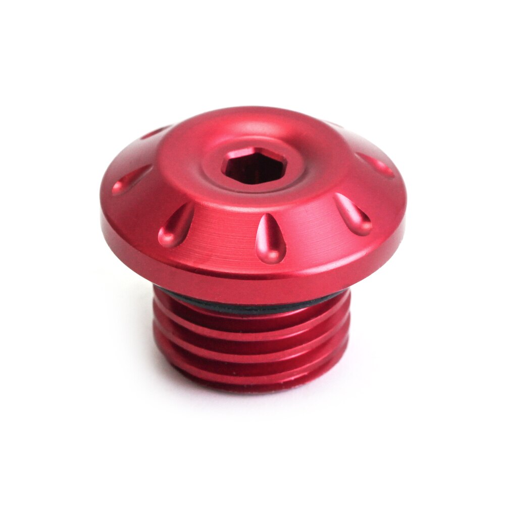 Tapón de rosca de llenado de aceite del motor para HONDA NC700 NC750 S/X CMX 300/500 Rebel CB1100 MSX 125 GROM MSX 125SF CNC de motocicleta: Rojo