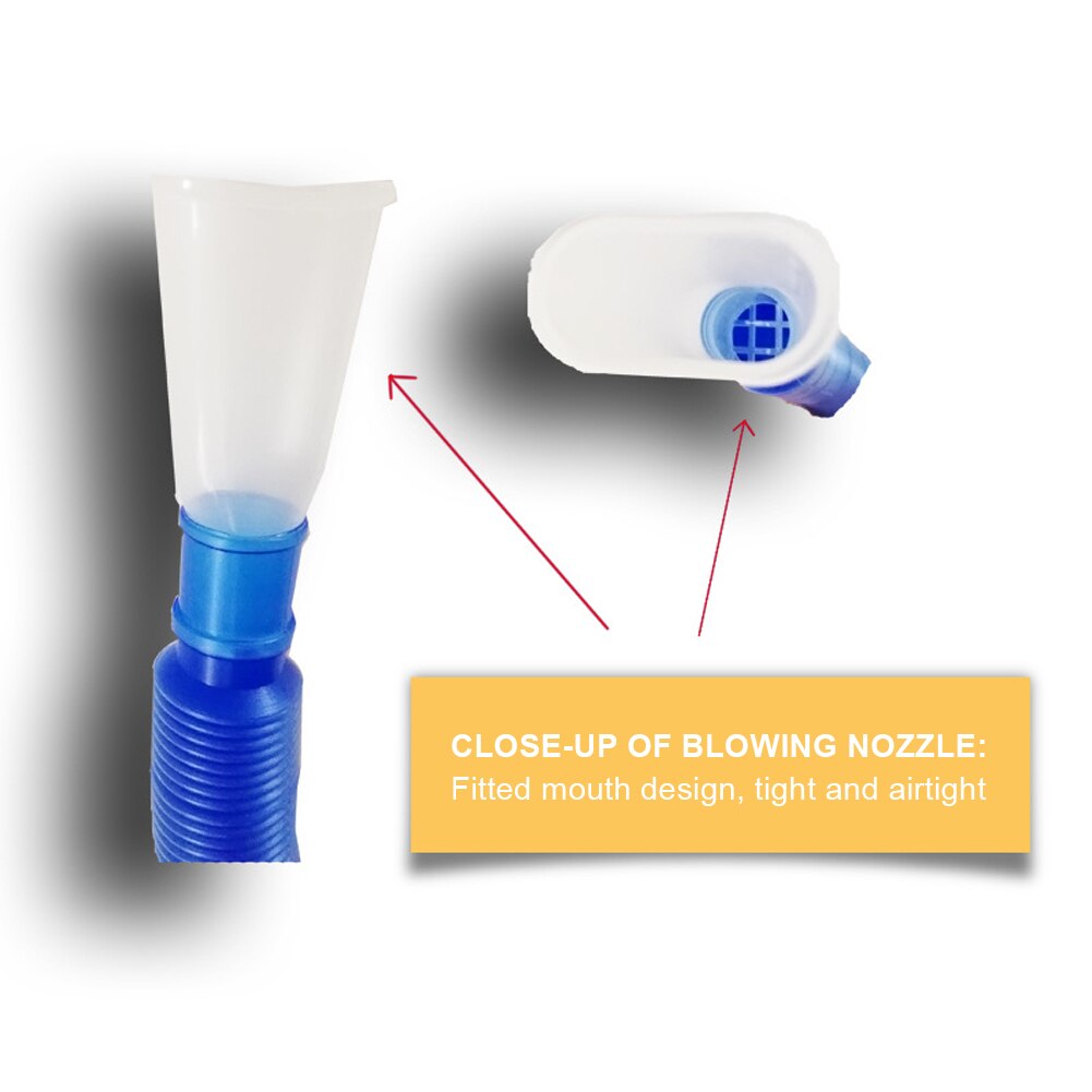 3000/5000ml Instrument Breath Training Student Vital Capacity Breathing Training Device Motivation Spirometer Device