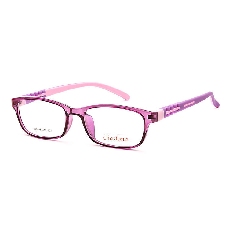 Chashma Brand Kids 10 11 12 Years Old Teens Girl Eyeglass Boy Glasses TR 90 Rubber Frames Prescrpiton Eyeglasses Frame Child 48: Purple
