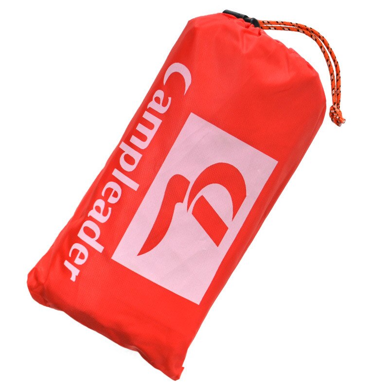 3-in-1 Rain Coat Canopy Waterproof Cape Tent Shelter and Ground Cloth Combo Multi Purpose for Outdoor Scooter Camping YS-BUY: RED