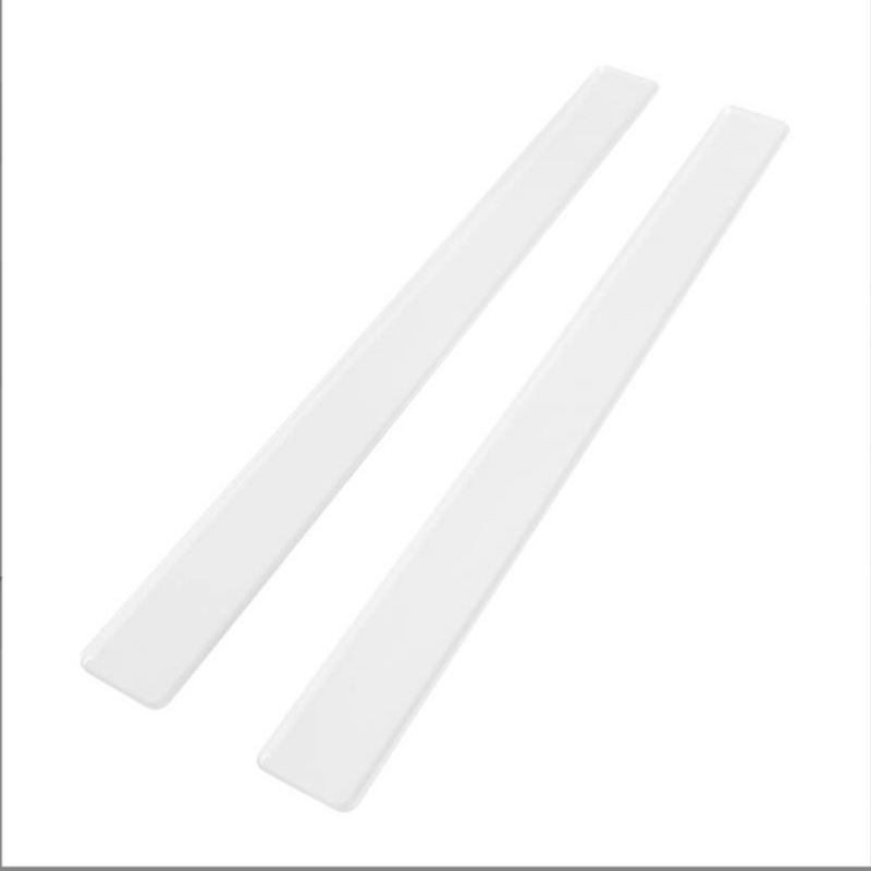 Règle d'épaisseur de biscuits en acrylique, 2 pièces, outil de roulage de gâteaux, Fondant, glaçage, pâte d'équilibre, accessoires de cuisine: Default Title