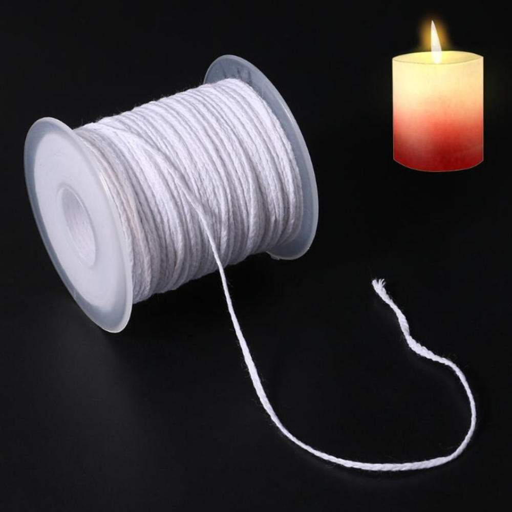 Vela cilíndrica de lana de punto, molde redondo de silicona para manualidades navideñas, bricolaje, vela aromática, jabón de yeso, herramientas para hacer Chocolate: candle wick