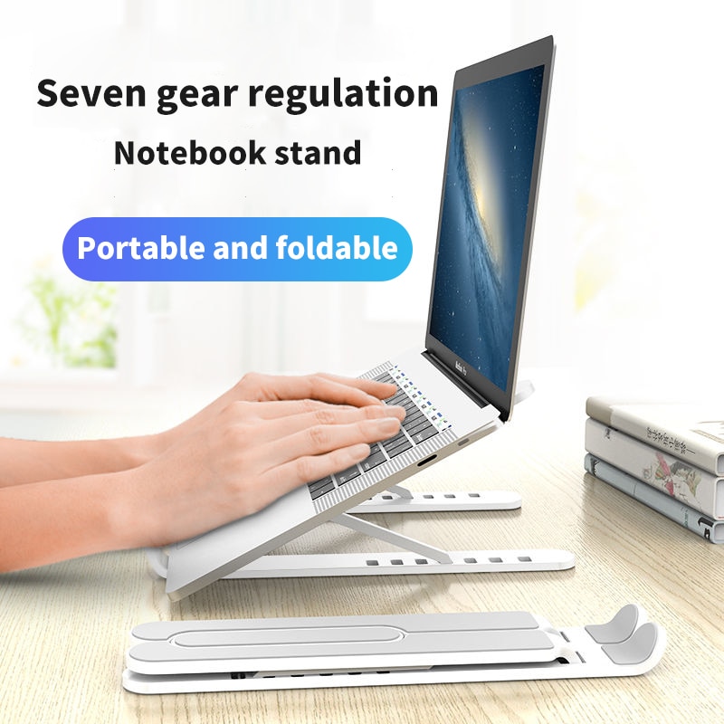Soporte plegable para ordenador portátil de 11-17 pulgadas para Macbook Pro Air Lapdesk PC soporte de refrigeración para ordenador portátil soporte portatil accesorios soporte para laptop soporte notebook