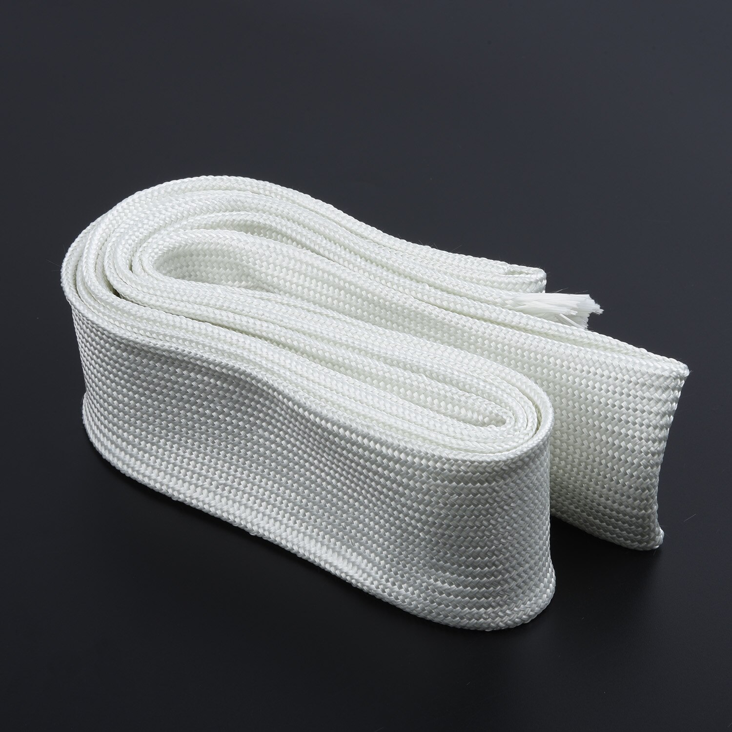 Glassfiber termisk isolasjon 2m/5m lengde hvit for webasto eberspacher for 22mm & 24mm eksosrør