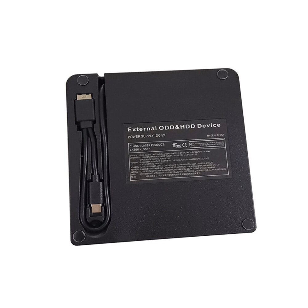 Portable USB 3.0 External DVD RW CD Writer Drive Burner Optical Drive Reader Drive-free Disk Reader Player