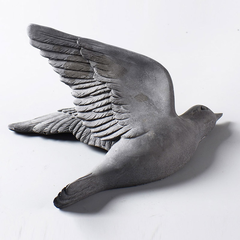 Håndlavede cementforme fugleformet silikonebeton dekorativt værktøj