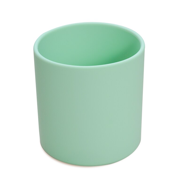 Baby Lernen Zu Trinken Tasse Getränk silikon Tassen Für Kleinkinder &Ampere; freundlicher Dicht Art Wasser Tasse Flasche 220ML.: Minze Grün