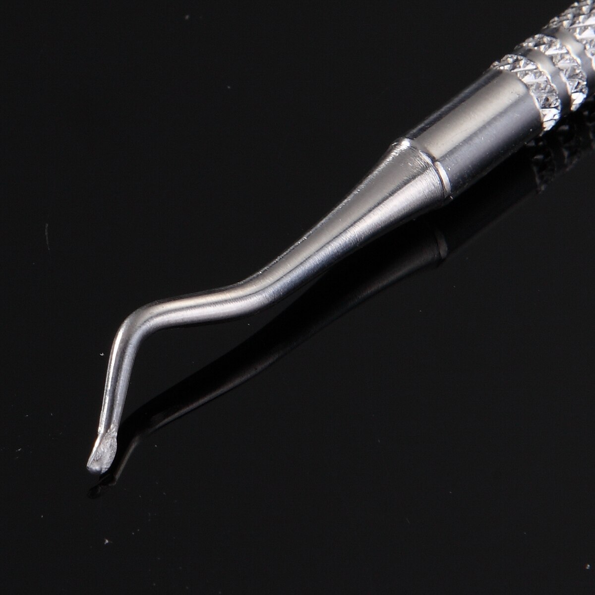 Monja Dual End Stainless Steel Dead Skin Remove Cuticle Pusher Nail Ingrown Corrector Care Clean Hook Manicure Pedicure Tool