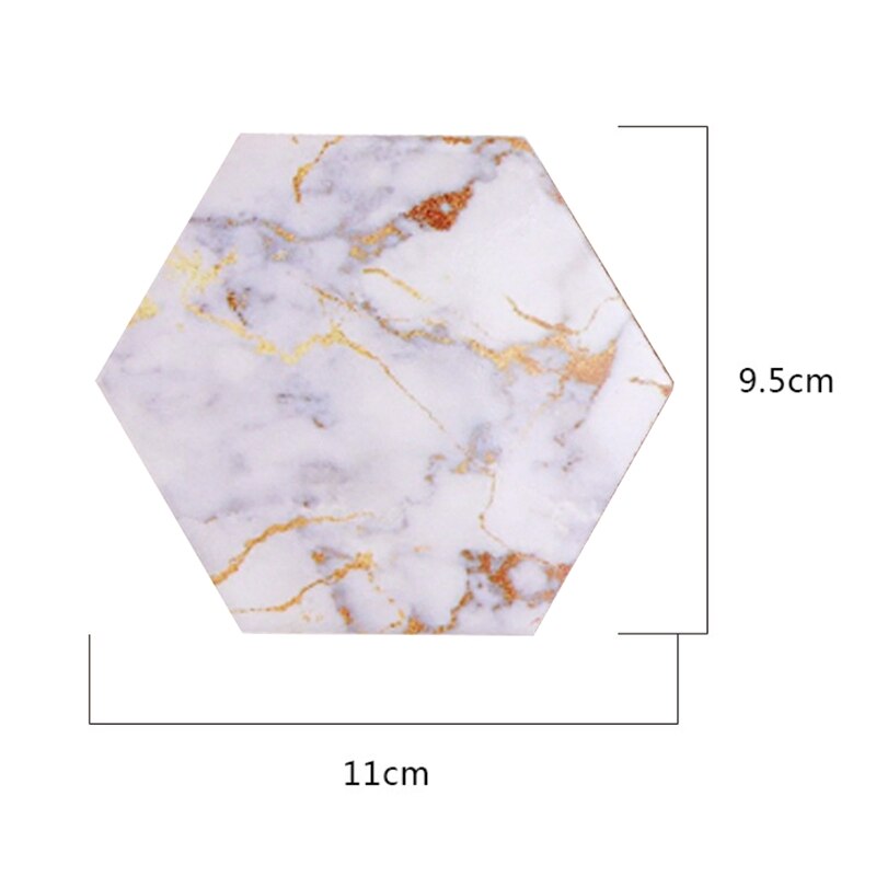 8 PC Coasters for Drinks Absorbent with Holder Ceramic Stone Drink Coasters with Cork Base Absorbent Coaster Set