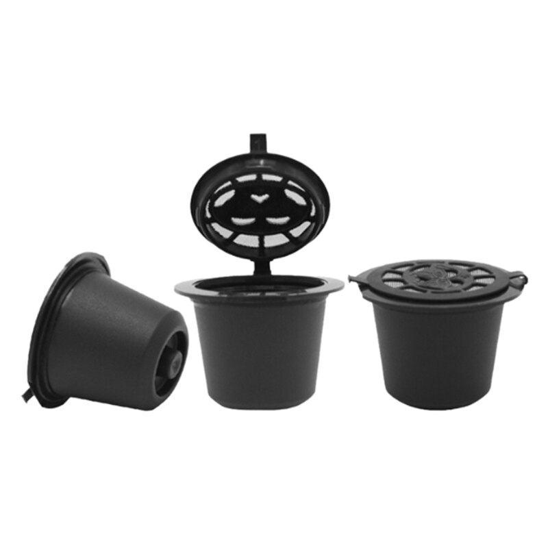 5 Herbruikbare Nespresso Capsules Hervulbare Koffie Capsule Filter Met Nespresso Machines Met Koffie Lepel Borstel