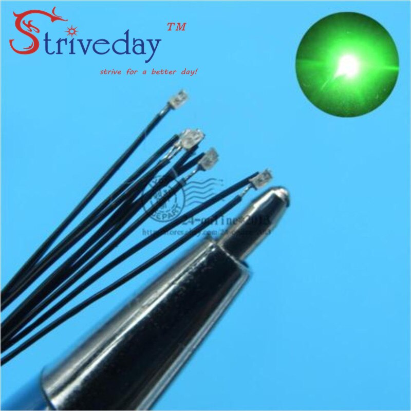 10 pcs/lot 0805 SMD Pre-soldered micro litz wired LED leads resistor 20cm 8-12V Model DIY