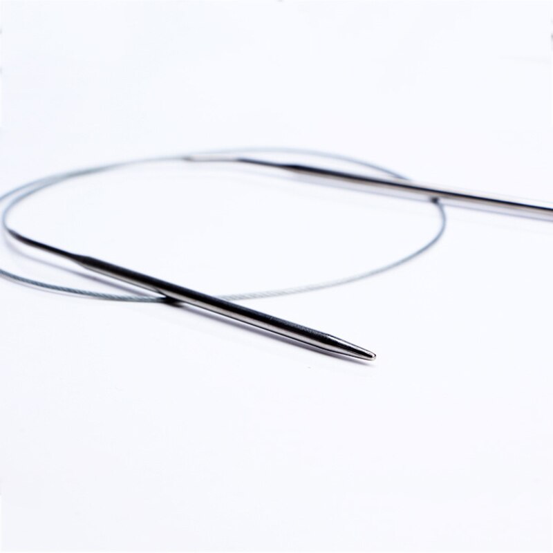 80CM Stainless Steel Circular Knitting Sewing Needle Crochet Needles DIY Handmade Sewing Needles Sew Accessories Craft Tools