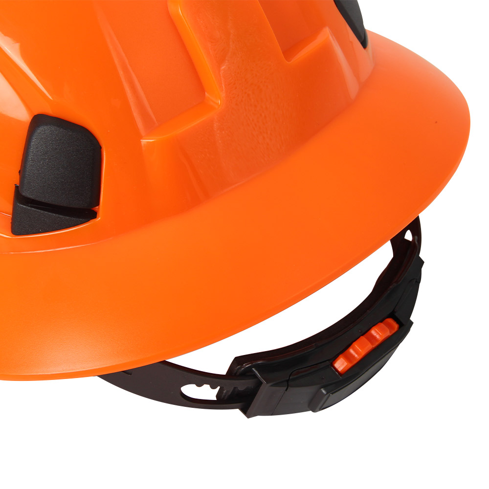 Full Brim Safety Helmet with Goggles Reflective Stickers Construction Hard Hat Protective Working Riding Climbing Rescue Cap