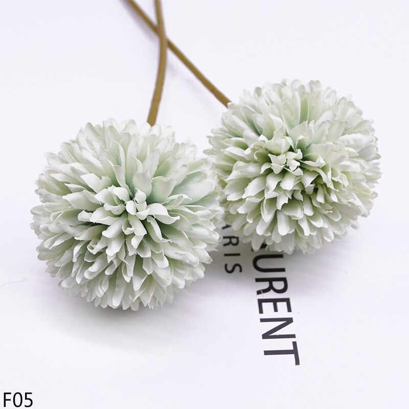 Bolas de flores de diente de león de seda de 29cm 3 uds., pompones de flores artificiales para decoración de boda, de cumpleaños, guirnalda de flores DIY: F05