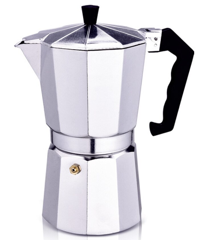 Aluminium Cubaanse Koffiezetapparaat Stove Top Koffiezetapparaat Moka Pot Italiaanse Espresso Greca Koffiezetapparaat Brewer Percolator: 1 cup 50ml