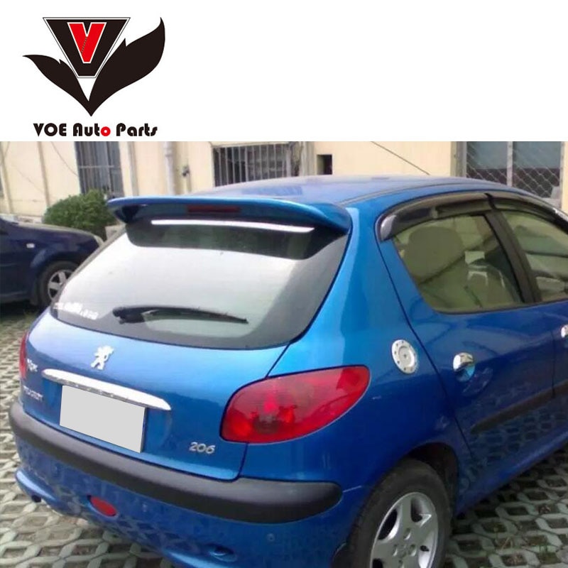 206 207 abs materiale bagrude vindues tag spoiler til peugeot 206 207 2005