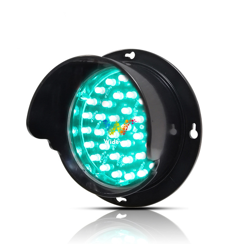 Promotieprijs Hoge helderheid DC 12V rood geel groen LED-signaallicht 100 mm verkeerslicht te