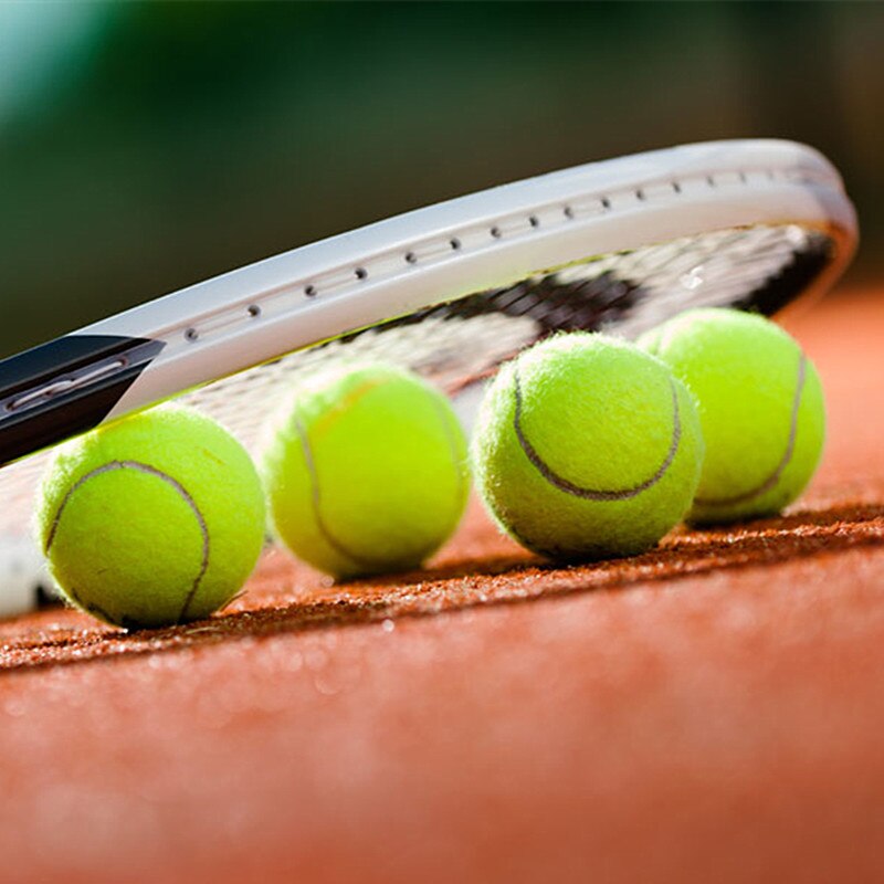 En pakke (til fem) tennis 901 træningskonkurrencebold til junior- og mellemstald, der spiller træningsbold med høj elasticitet