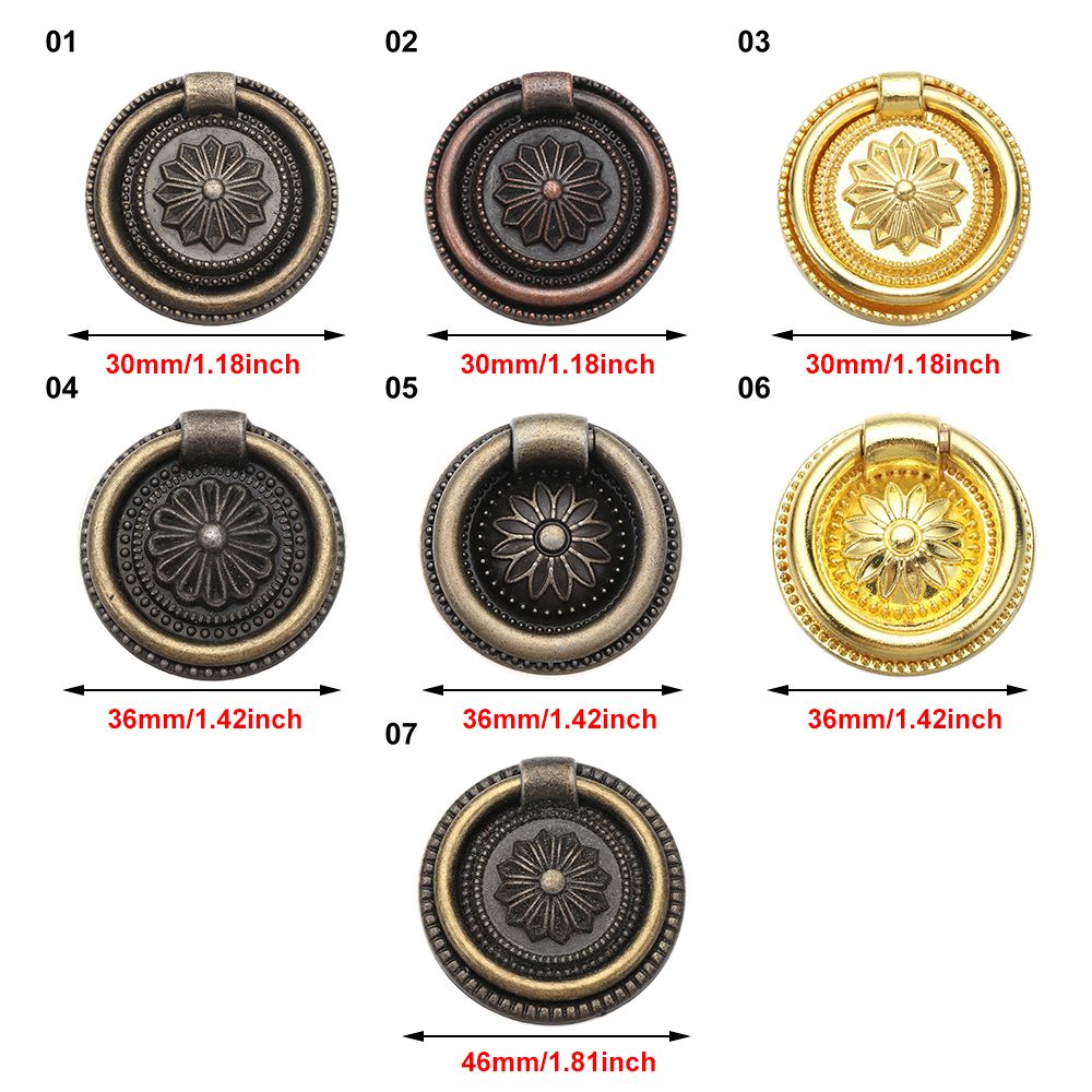 Antique Bronze Cupboard Wardrobe Dresser Furniture Handle Kitchen Cabinet Drawer Knobs Wooden Box Jewelry Box Knob Hardware