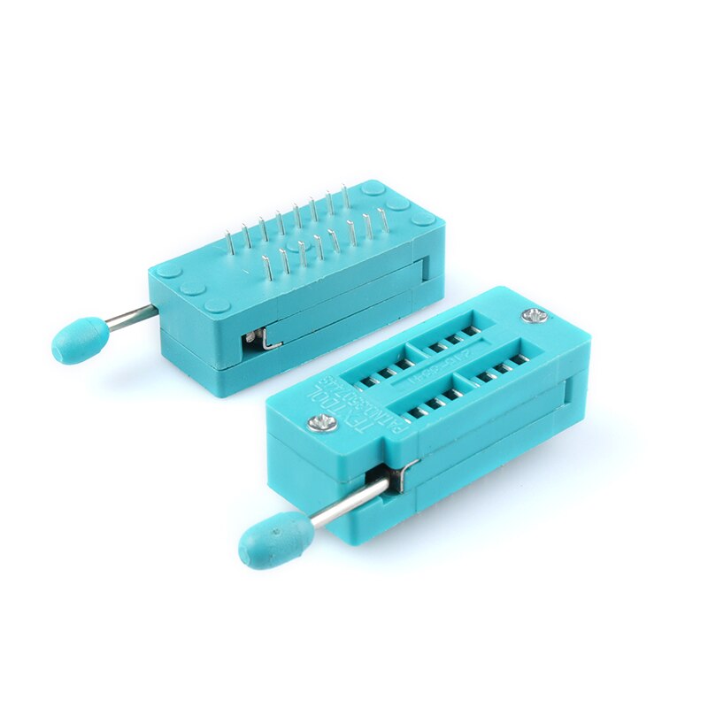 Conector Universal ZIF de prueba de circuito integrado, DIP14/16/18/20/24/28/32/40P, 2,54mm