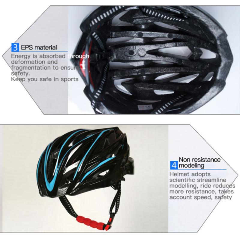 Men Women Air Vents Cycling Helmet Ultralight Riding Mountain Road Bike Helmet for Head Safety Helmet Accessories