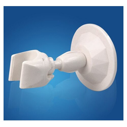 Cool White Wall Attachable Shower Head Holder Bathroom Vacuum Suction Cup