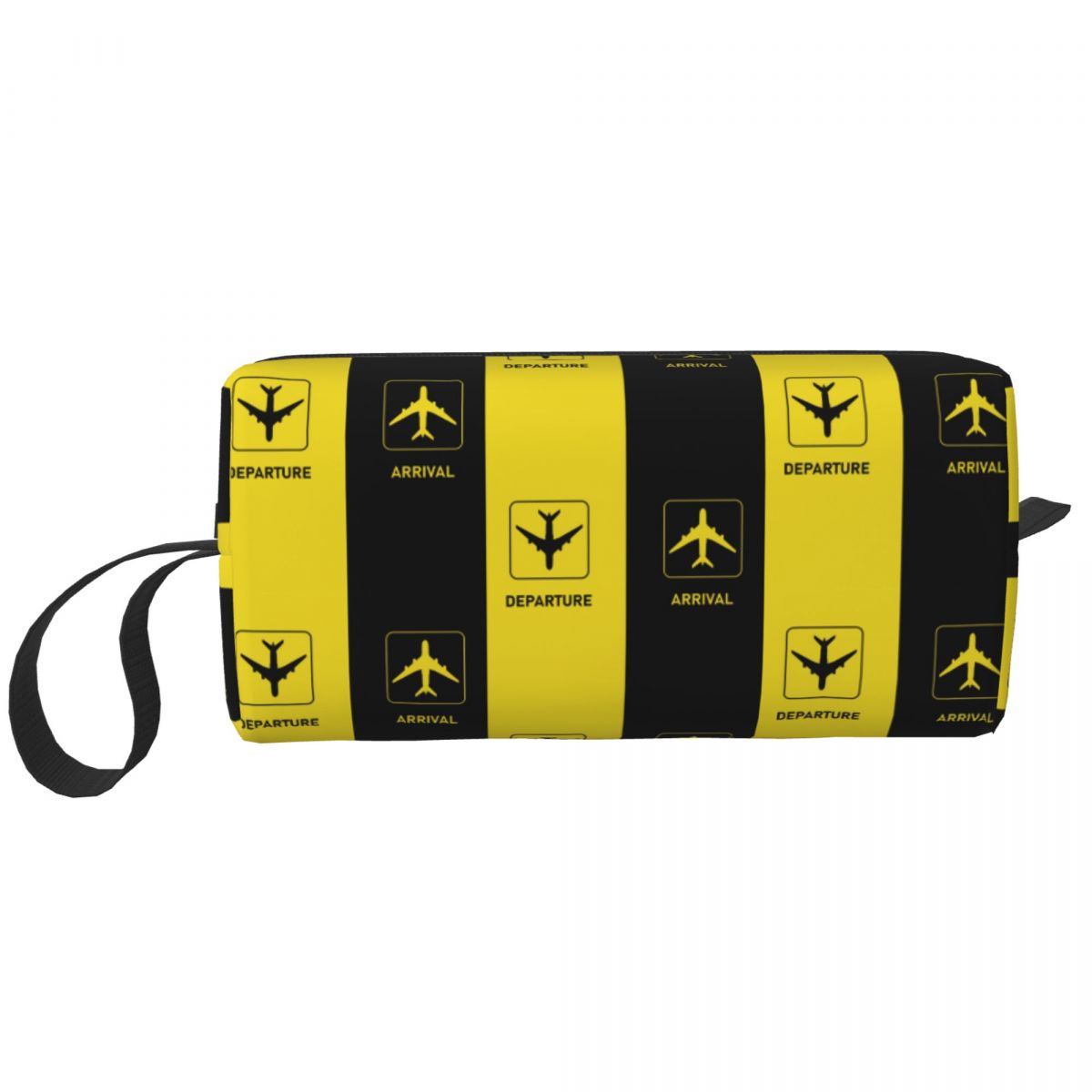 Custom Airbus Fighter Pilot Travel Cosmetic Bag Women Aviation Airplane Toiletry Makeup Organizer Lady Beauty Storage Dopp Kit: Clear