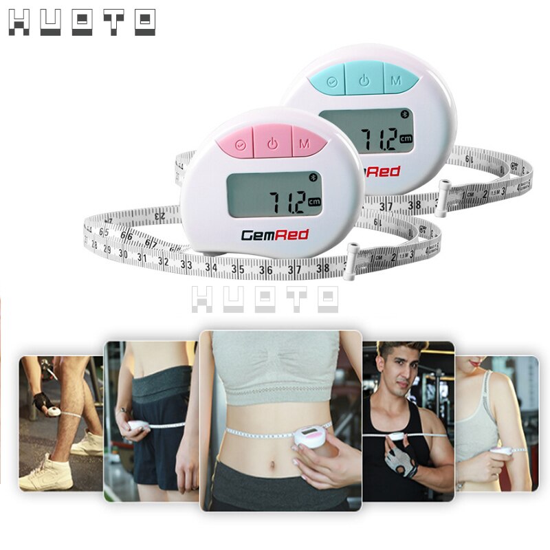 150cm Digital Body Tape with Bluetooth Mini Tape Measure LED Electronic Measure APP Body Perimeter and Linear Measure Mode