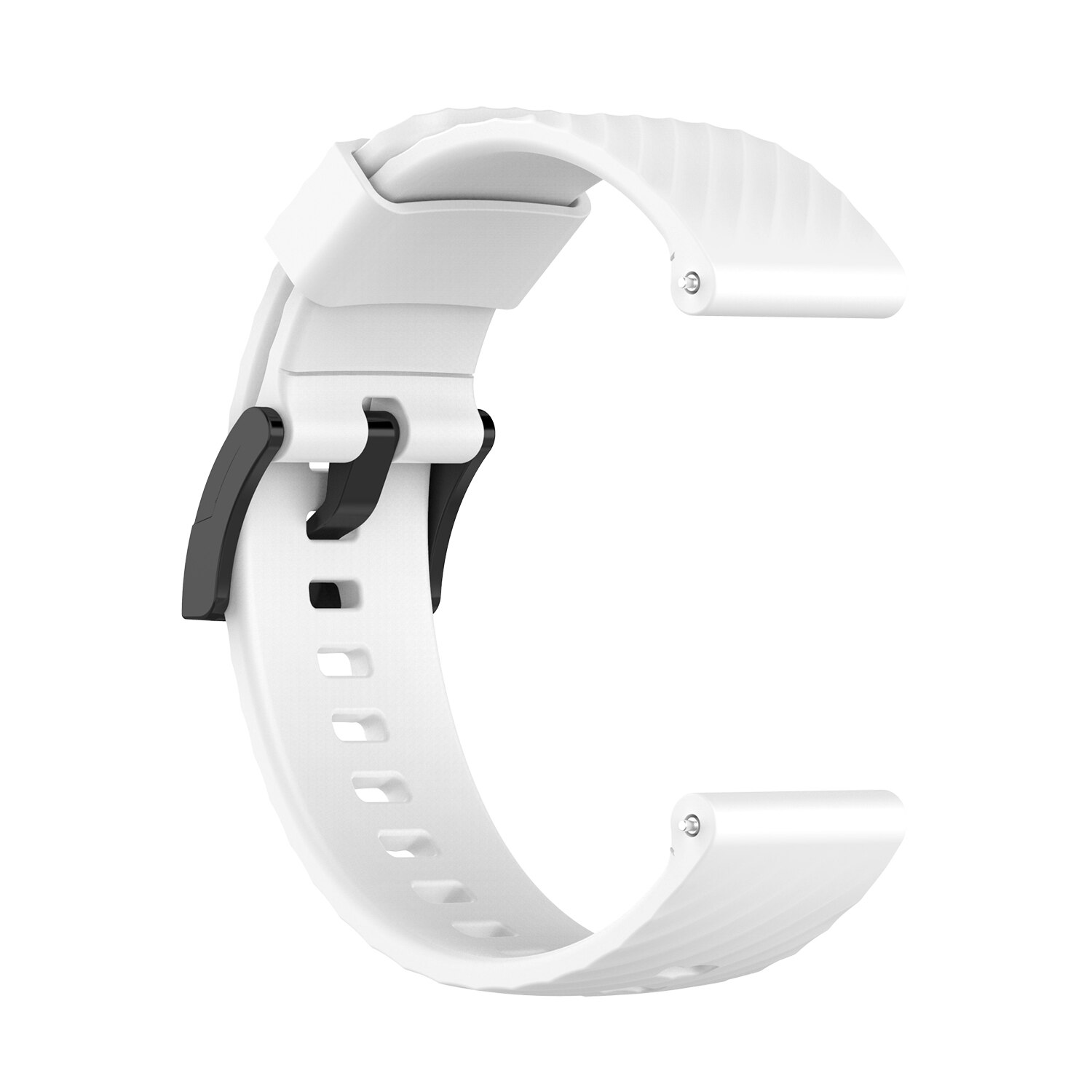 24Mm Sport Siliconen Band Voor Suunto 9/9 Baro Polsband Voor Suunto 7/D5 Horloge Band Watchand Armband Vervangen accessoires: White