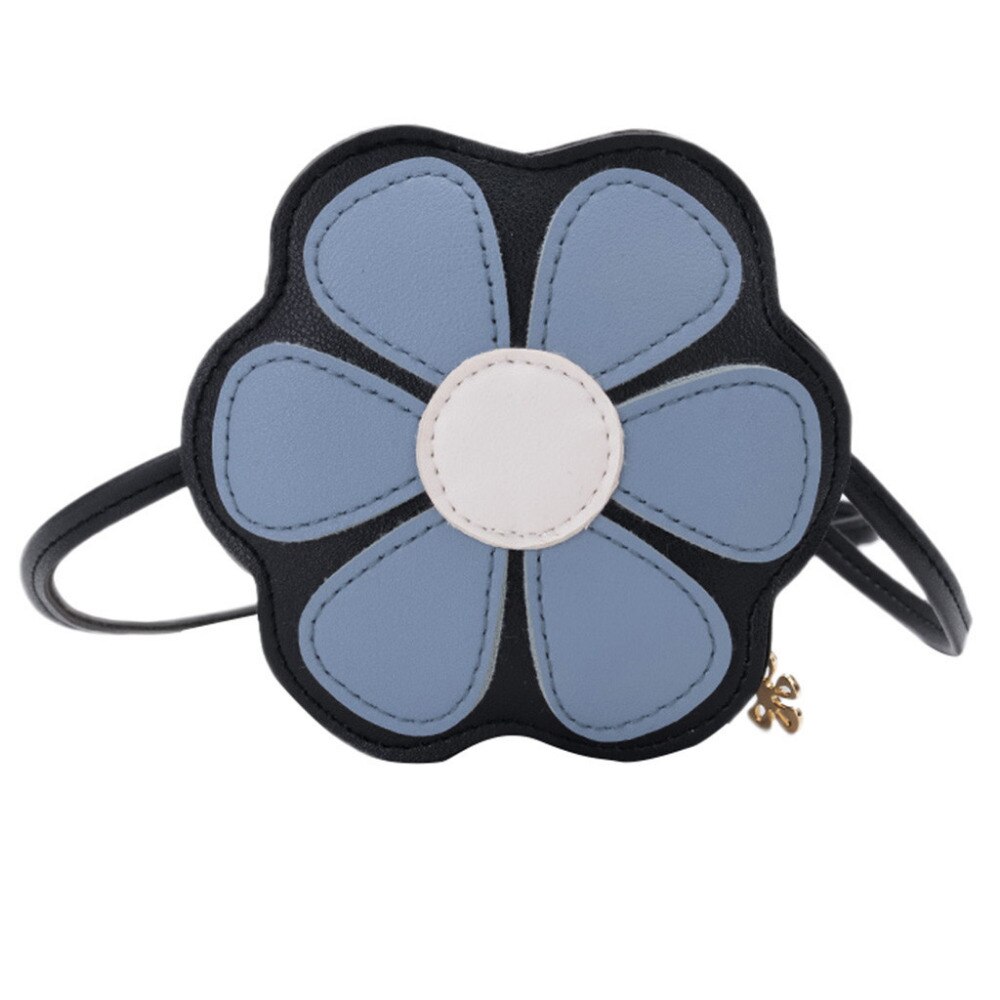 children's bag cute flower shoulder mini messenger bag round bucket Children Lovely Flower Girls Y504