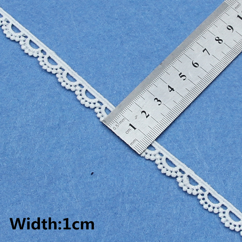 5 jardów białej bawełny haftowanej koronki wstążki tkaniny DIY szycia ręcznie robione materiały rzemieślnicze ubrania dekoracja domu: Metalowy pistolet