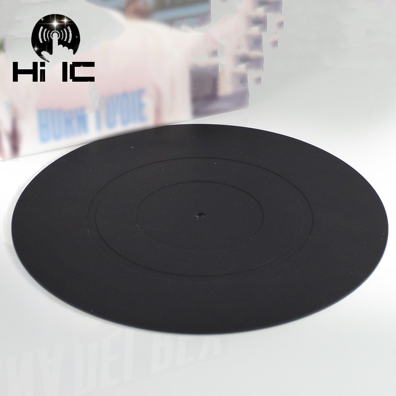 Almohadilla de silicona LP de 12 pulgadas, alfombrilla de goma antiestática para grabación de fonógrafo, tocadiscos de vinilo, grosor de 2MM, alfombrilla suave plana