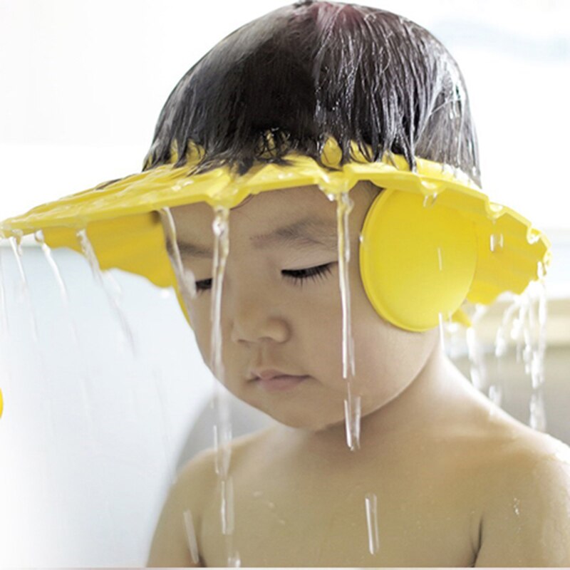 Capote de sécurité bébé casquette réglable bain shampooing bouchon oreille protecteur enfant bonnet de douche bébé bain épaissi bouchon de protection