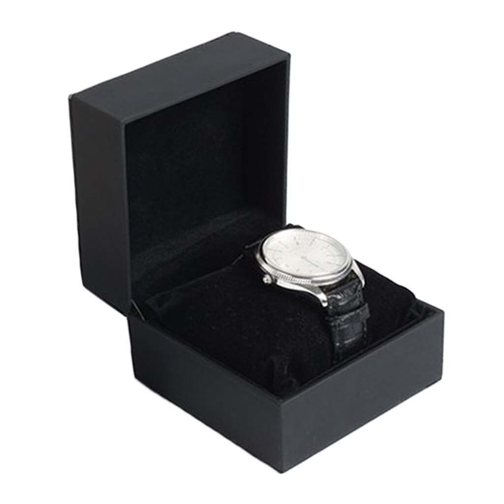 PU Leather Leather Single Slot Watch Box Case Organizer for Clock Watches Jewelry Boxes Case Display best