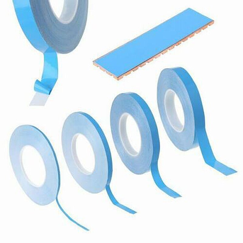 25 Meter/Roll Transfer Heat Tape Double Sided Thermal Conductive Heat-adhesive Tape For Chip PCB CPU LED Strip Light Heatsink