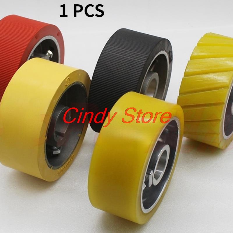 Power feeder roller wheel rubber press roller woodworking milling machine drive wheel feeder woodworking machinery accessories
