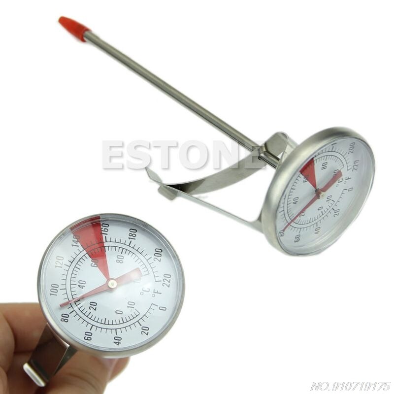 Stainless Steel Thermometer Cooking Oven BBQ Milk Food Meat Probe Gauge 100°C D07 20