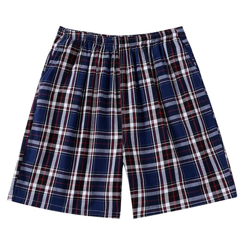 Summer Mens 100% Cotton Sleep Bottoms Pajamas Shorts Sleepwear Pants Pajamas Male home Sleep Shorts Men Sleeping Shorts XL-3XL: C / XL