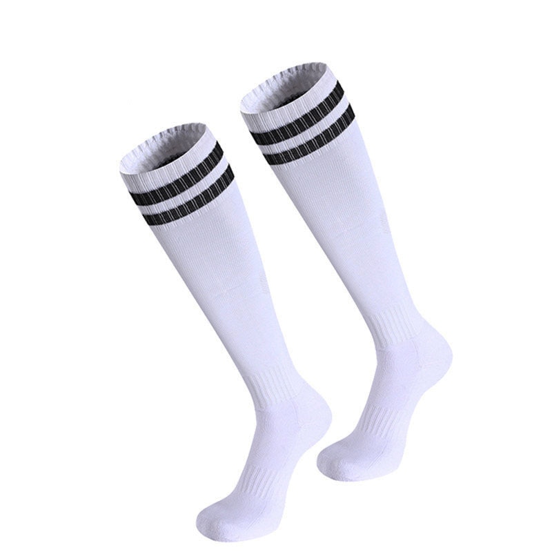 Chaussettes hautes et longues pour hommes et femmes, chaussettes de Baseball, unisexe, rayé, sport, plusieurs couleurs