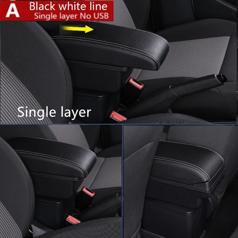 Accoudoir de voiture avec Interface USB, boîte de rangement de contenu en magasin Central pour Opel et Adam