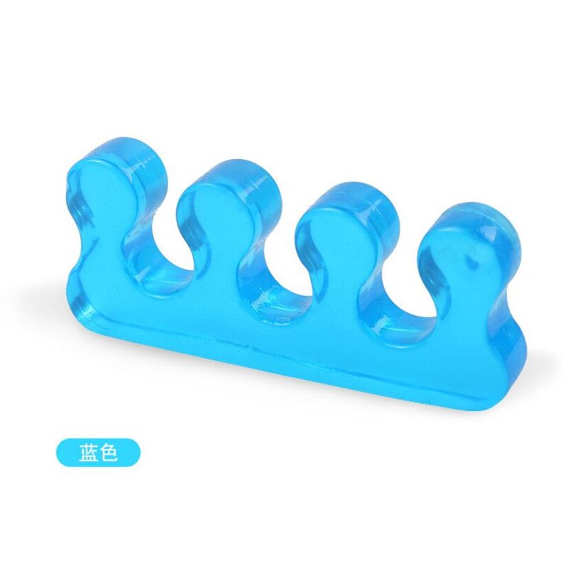 2 Stücke Weiche Silikon Manikübetreffend Pedikübetreffend NäGel Finger Separator Korrektur flexibel Finger Zehen Abstandshalter Trennung Glätteisen Werkzeug: Blau