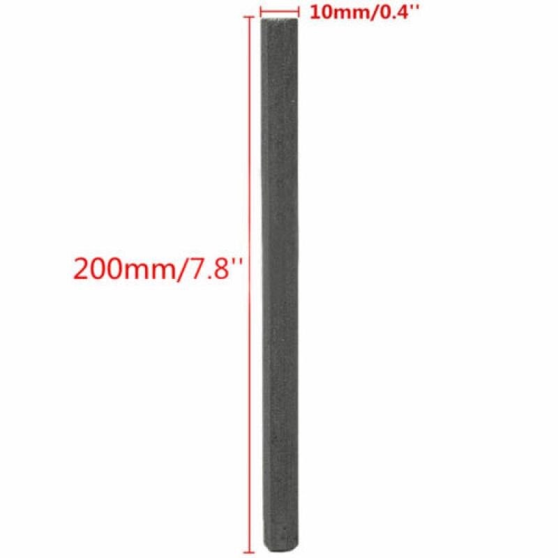 1pc 10X100/140/160/200mm Ferrite Rod Bar Loopstick For Radio Antenna Crystal Aerial transformer Black Mn-Zn Ferrite rod material