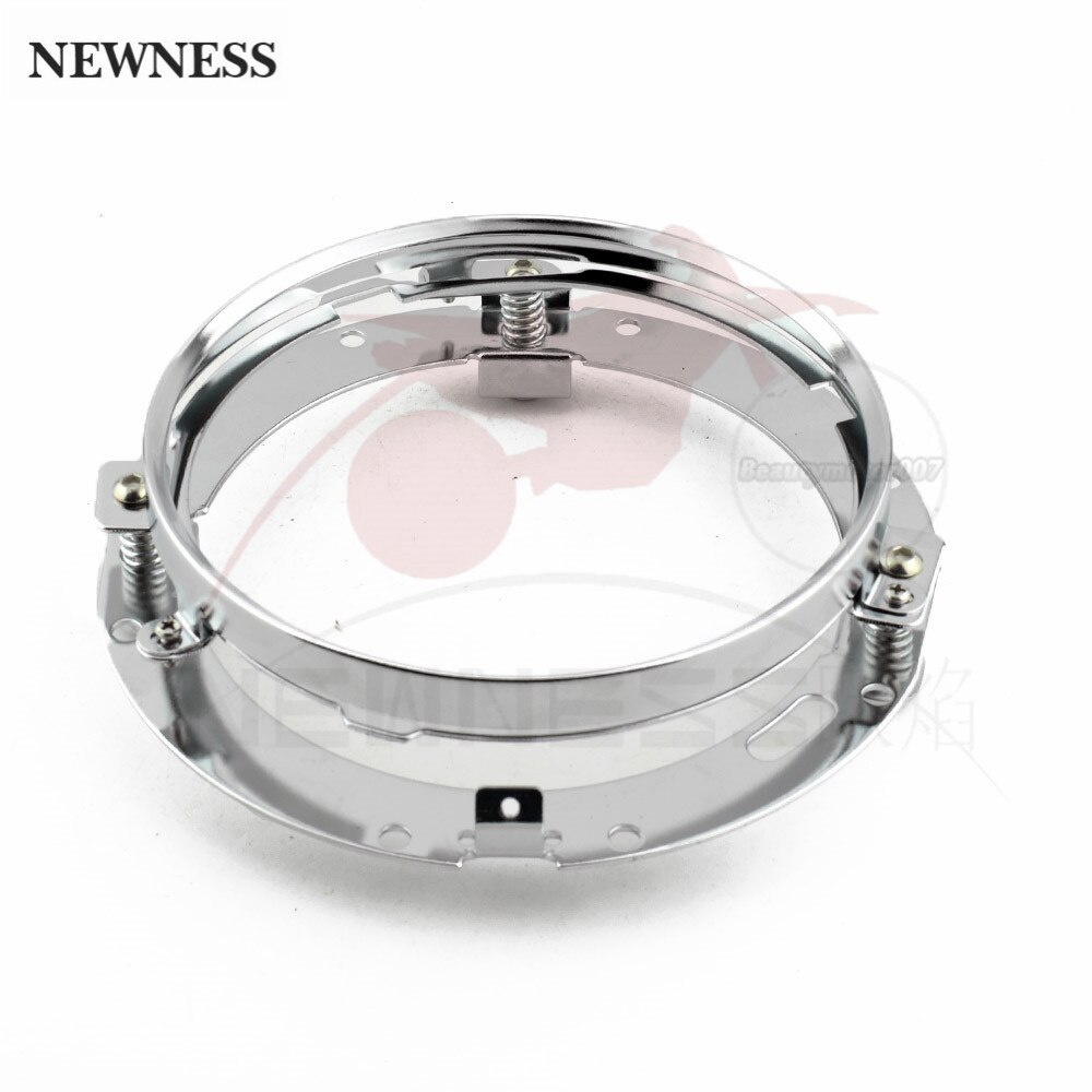 Mounting Bracket for 7inch LED Headlight Round Ring for Headlight mount Lamp Holder For Jeep Wrangler JK: Silver 1pcs