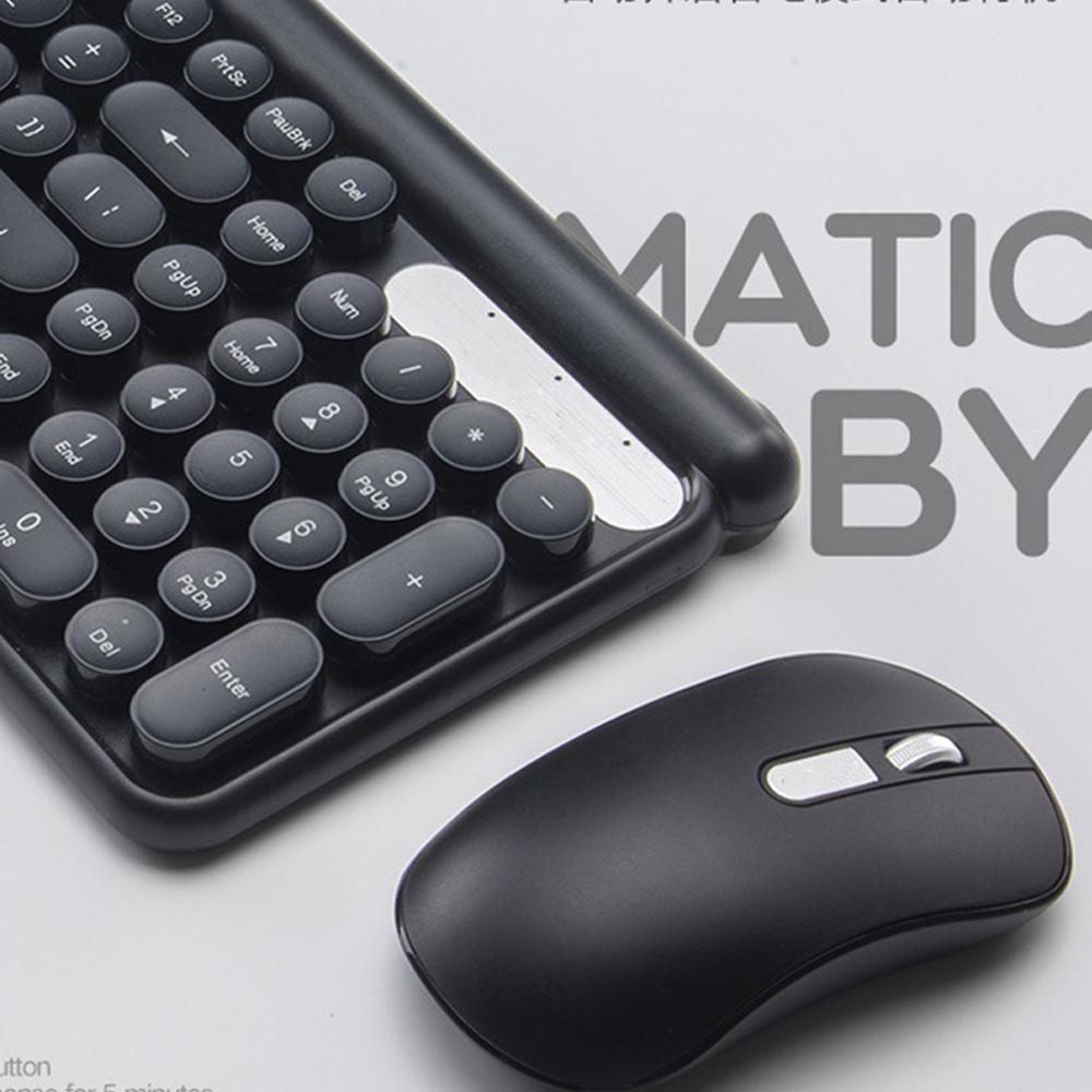 Wireless Keyboard and Mouse Set Battery Powered Silent Desktop Computer Laptop Keypad Office Home Gaming Mouse Keyboard