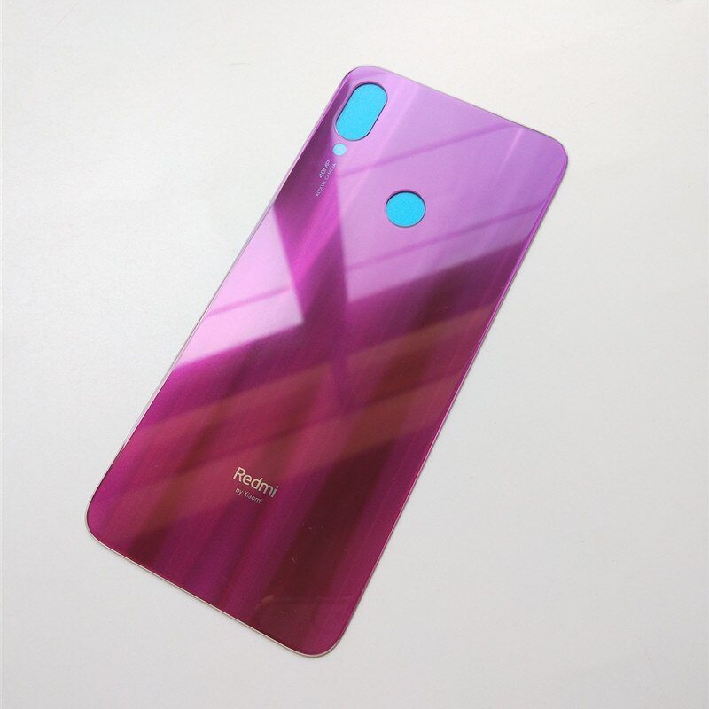 Xiao mi originele Batterij Glass Back Cover Deur Voor Xiao Mi rode mi Note 7 Note7 Achter behuizing Beschermende Terug cover Phone Case: Red