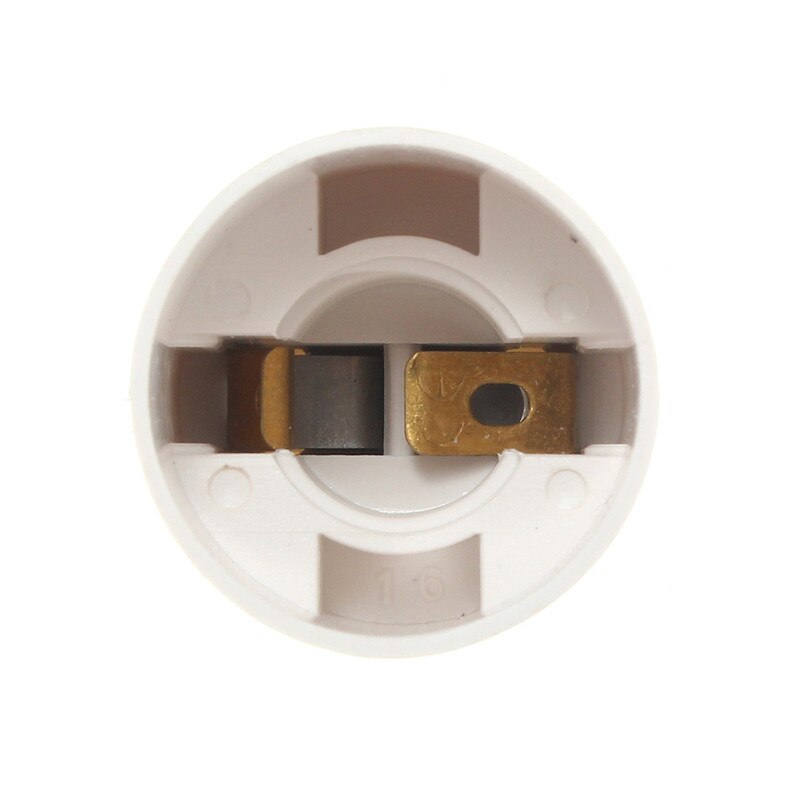 Best E14 Small Edison Screw Plastic Shell Socket Base Pendant Light Bulb Lamp Holder Converter White 250V 2A