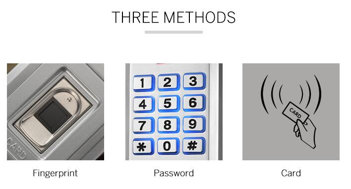 Biometric Fingerprint metal Access Control for Door Lock 200 finger/10000 card user waterproof IP66 cas WG26 reader input/output