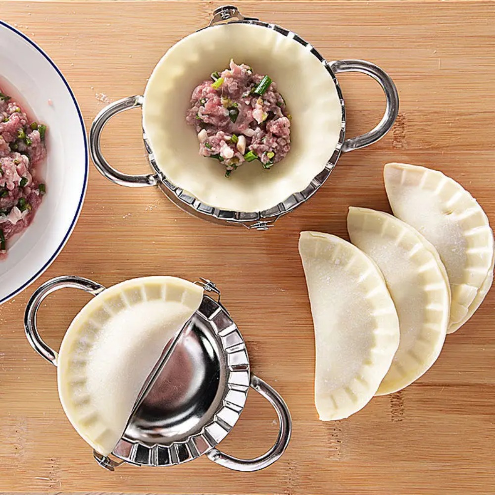 Roestvrijstalen Dumpling Maker Dumpling Skin Mold Ravioli Maker Press Pie Making Press Wrapper Pastry Maker Keukenaccessoires
