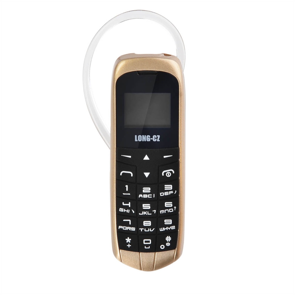 Long-cz  j8 mini bluetooth telefon med håndfri bluetooth dialer bluetooth hovedtelefon funktion fm single micro sim card 3 farver