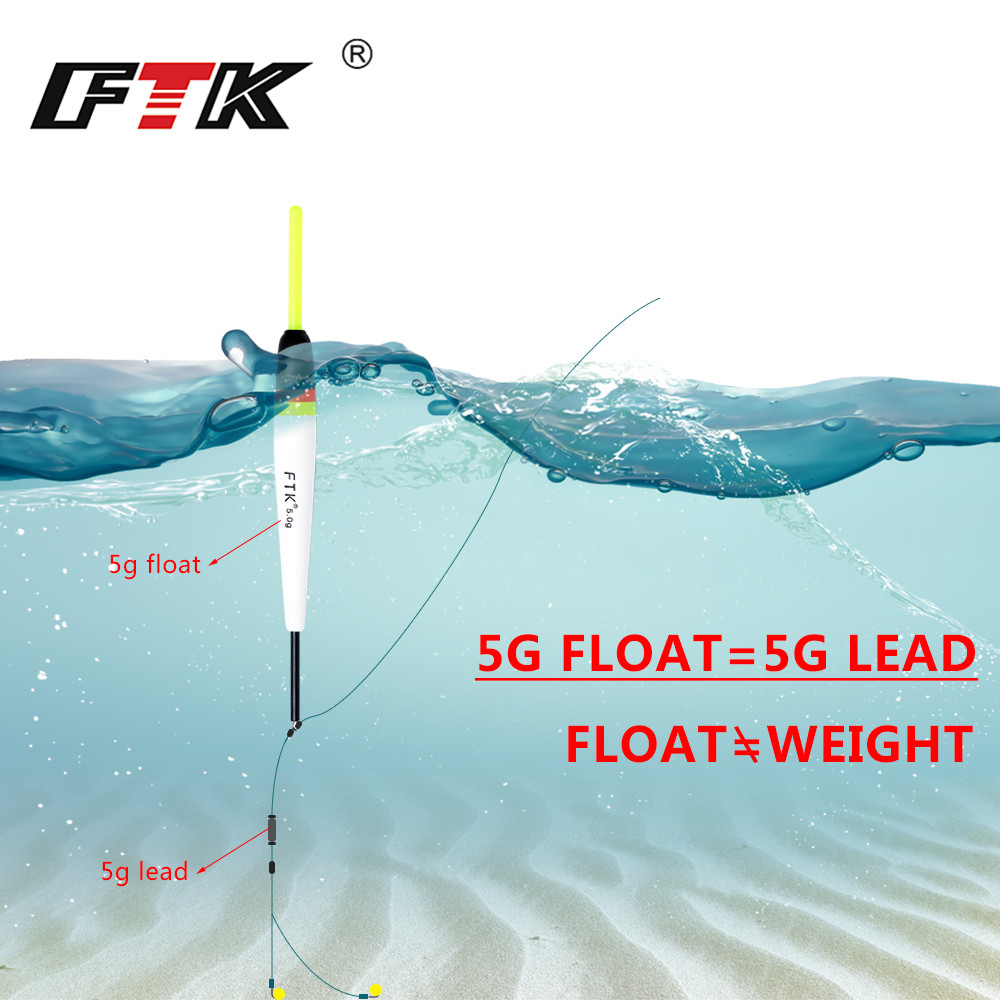 Boya flotante para pesca de carpa, 5 unidades, 2g, 3g, 4g, 5g, Fir Bobber, 15,5-17cm, palo ligero